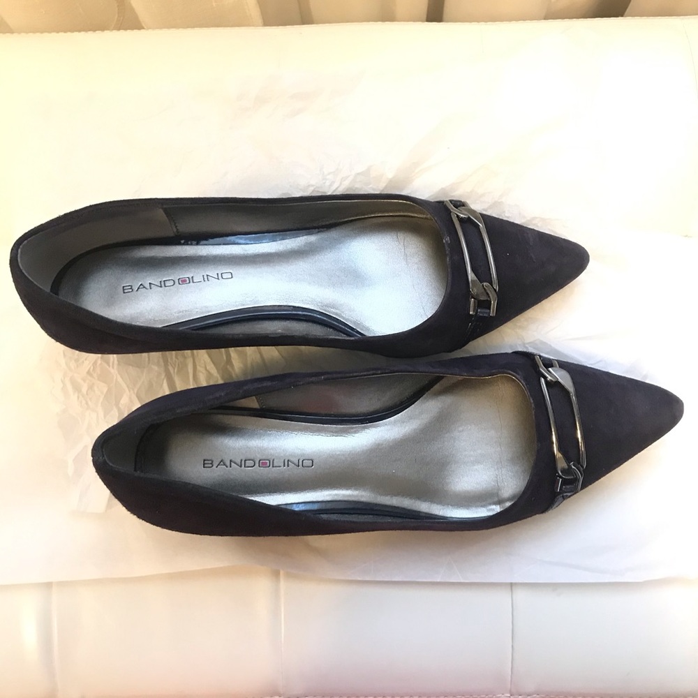 Bandolino Navy Mini Wedge